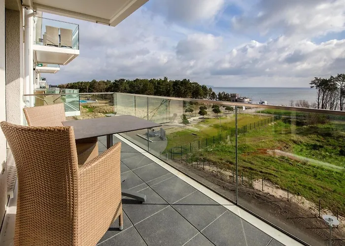 Duenenresidenz Prora - Ferienwohnung Mit Meerblick, 2 Schlafzimmern Und Balkon Np-403